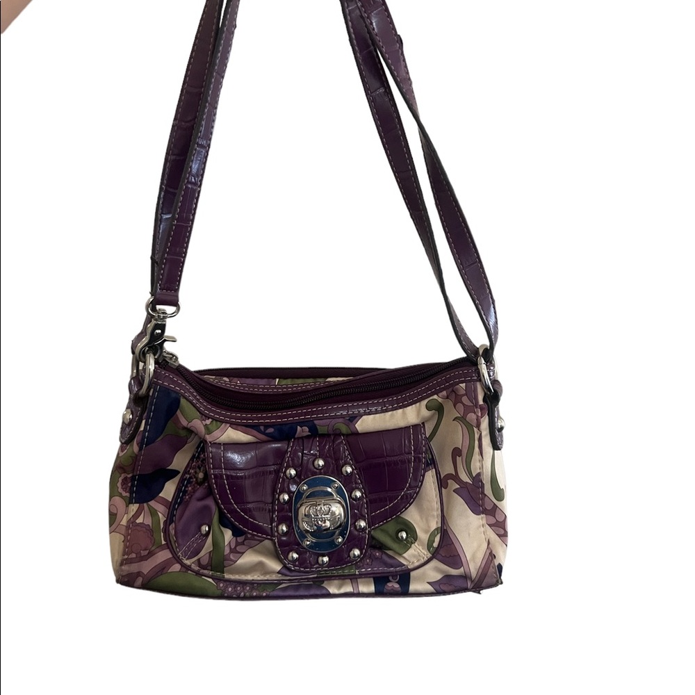 Vintage Purple Shoulder Purse